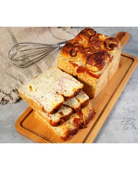 Loaf Bread Series- Turkey Ham Cheese Onion Sour Dough Loaf